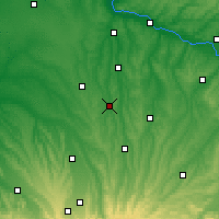Nearby Forecast Locations - Vic-Fezensac - Kaart
