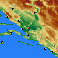 Nearby Forecast Locations - Metković - Kaart