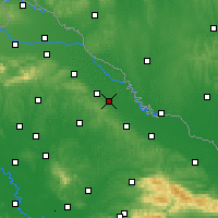 Nearby Forecast Locations - Đurđevac - Kaart