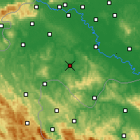 Nearby Forecast Locations - Glina - Kaart