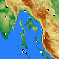 Nearby Forecast Locations - Krk - Kaart