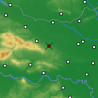 Nearby Forecast Locations - Našice - Kaart