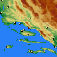 Nearby Forecast Locations - Omiš - Kaart