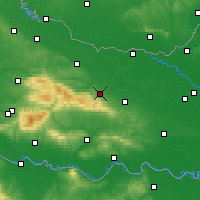 Nearby Forecast Locations - Orahovica - Kaart