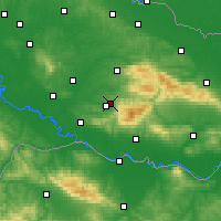 Nearby Forecast Locations - Pakrac - Kaart