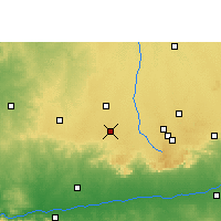 Nearby Forecast Locations - Dhar - Kaart