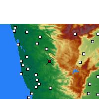 Nearby Forecast Locations - Erattupetta - Kaart