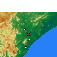 Nearby Forecast Locations - Hinjilicut - Kaart