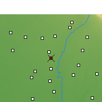 Nearby Forecast Locations - Karnal - Kaart