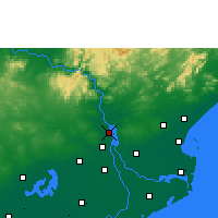 Nearby Forecast Locations - Kovvur - Kaart