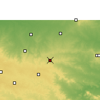 Nearby Forecast Locations - Mangrulpir - Kaart