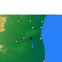 Nearby Forecast Locations - Neyveli - Kaart