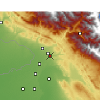 Nearby Forecast Locations - Pathankot - Kaart