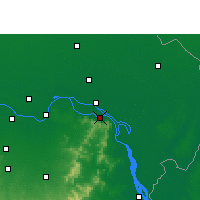 Nearby Forecast Locations - Sahebganj - Kaart