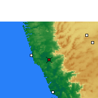 Nearby Forecast Locations - Sawantwadi - Kaart
