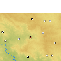 Nearby Forecast Locations - Tandur - Kaart