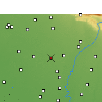 Nearby Forecast Locations - Thanesar - Kaart