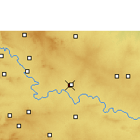 Nearby Forecast Locations - Ugar Khurd - Kaart