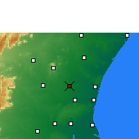 Nearby Forecast Locations - Viluppuram - Kaart