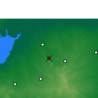 Nearby Forecast Locations - Wankaner - Kaart