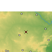 Nearby Forecast Locations - Yemmiganur - Kaart