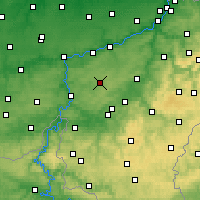 Nearby Forecast Locations - Hamois - Kaart