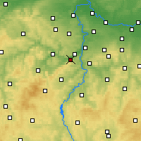 Nearby Forecast Locations - Dobřichovice - Kaart