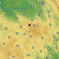 Nearby Forecast Locations - Hlinsko - Kaart