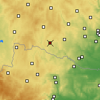 Nearby Forecast Locations - Jemnice - Kaart
