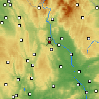 Nearby Forecast Locations - Loštice - Kaart