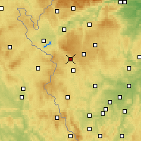 Nearby Forecast Locations - Mariënbad - Kaart