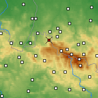 Nearby Forecast Locations - Nové Město pod Smrkem - Kaart