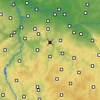 Nearby Forecast Locations - Sázava - Kaart