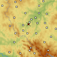 Nearby Forecast Locations - Staňkov - Kaart
