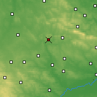 Nearby Forecast Locations - Chęciny - Kaart