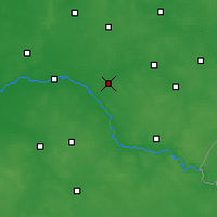 Nearby Forecast Locations - Ciechanowiec - Kaart