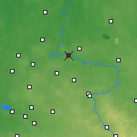Nearby Forecast Locations - Działoszyn - Kaart