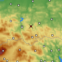Nearby Forecast Locations - Grybów - Kaart