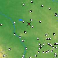 Nearby Forecast Locations - Kolonowskie - Kaart