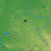Nearby Forecast Locations - Krzepice - Kaart
