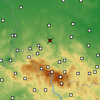 Nearby Forecast Locations - Lwówek Śląski - Kaart