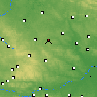 Nearby Forecast Locations - Sędziszów - Kaart