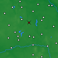Nearby Forecast Locations - Strzelno - Kaart