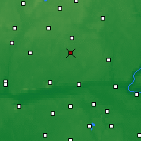 Nearby Forecast Locations - Więcbork - Kaart