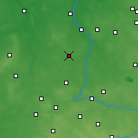 Nearby Forecast Locations - Złoczew - Kaart