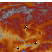 Nearby Forecast Locations - Tunceli - Kaart