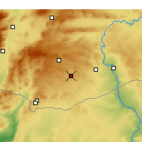 Nearby Forecast Locations - Oğuzeli - Kaart