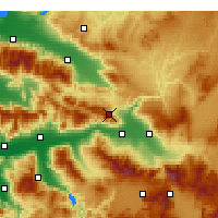 Nearby Forecast Locations - Buldan - Kaart
