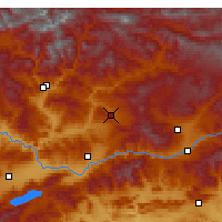 Nearby Forecast Locations - Karakoçan - Kaart