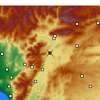 Nearby Forecast Locations - Türkoğlu - Kaart